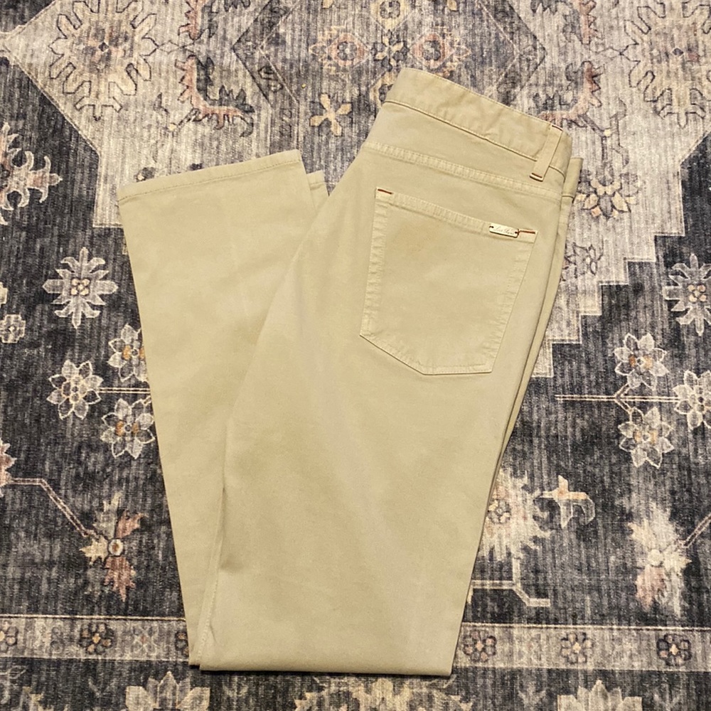 Loro piana men’s jeans cream beige color size 32 waist clean!